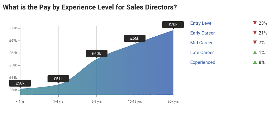 Average uk salary 2023 - sales director
